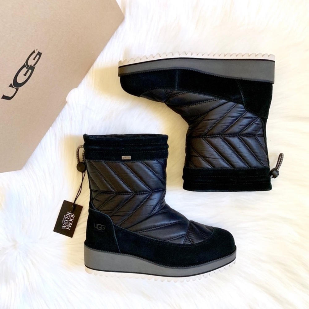 UGG Black Beck Waterproof Winter Boots